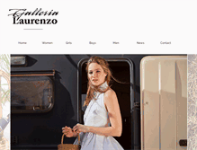 Tablet Screenshot of gallerialaurenzo.com